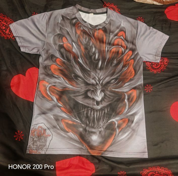 Męska koszulka z nadrukiem Demona