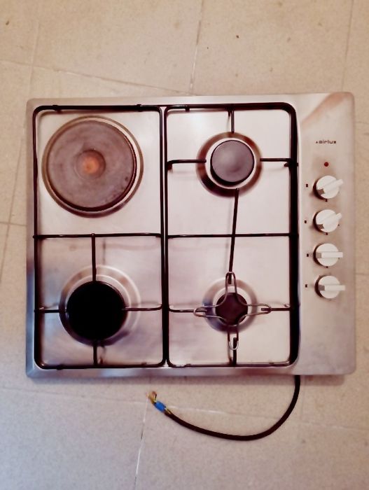Placa de fogão a gás e electricidade Airlux