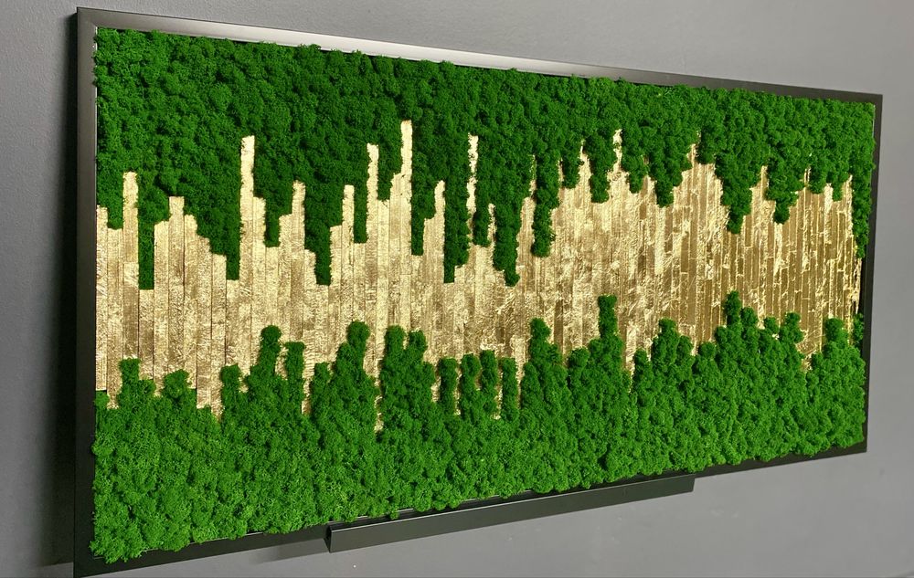 Логотип з Моху. Картина из Мха