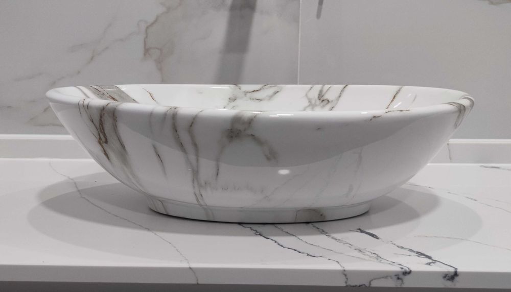 Lavatório de bancada REA Pamela Aiax Shiny