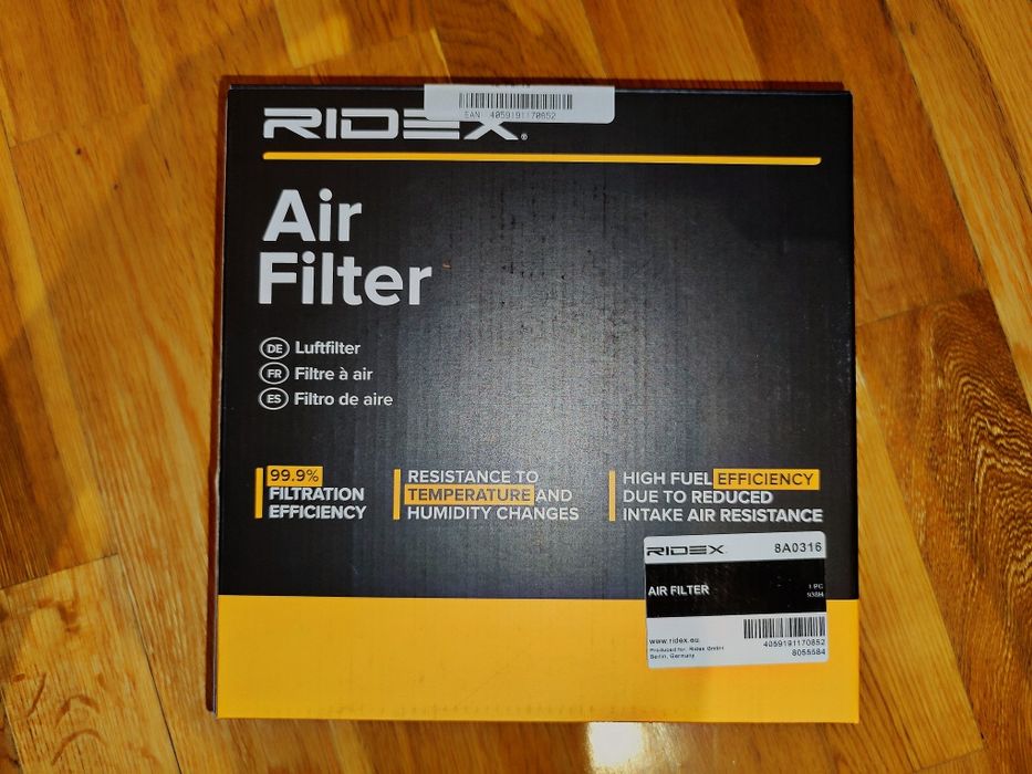 Filtro de Ar - RIDEX
