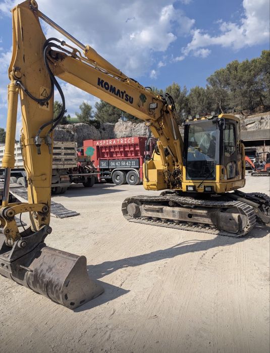 Mini giratoria komatsu pc 138