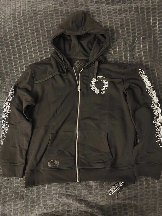 【S】Chrome Hearts CH Plus Hoodie Buy Chrome Hearts Plus Cross All Over Print Hoodie 'Black