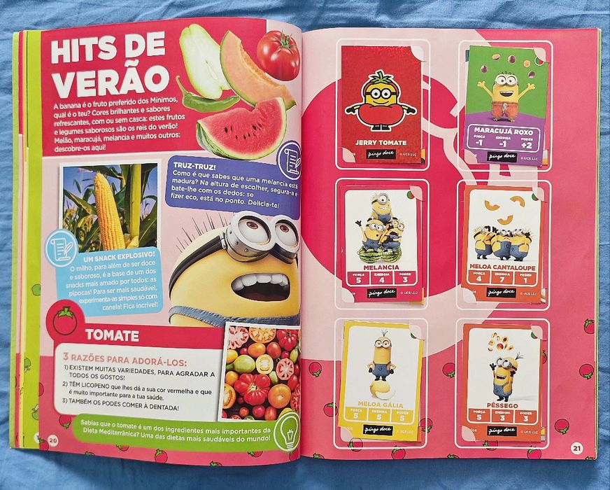 Caderneta completa Minions Frumania mais 69 repetidas
