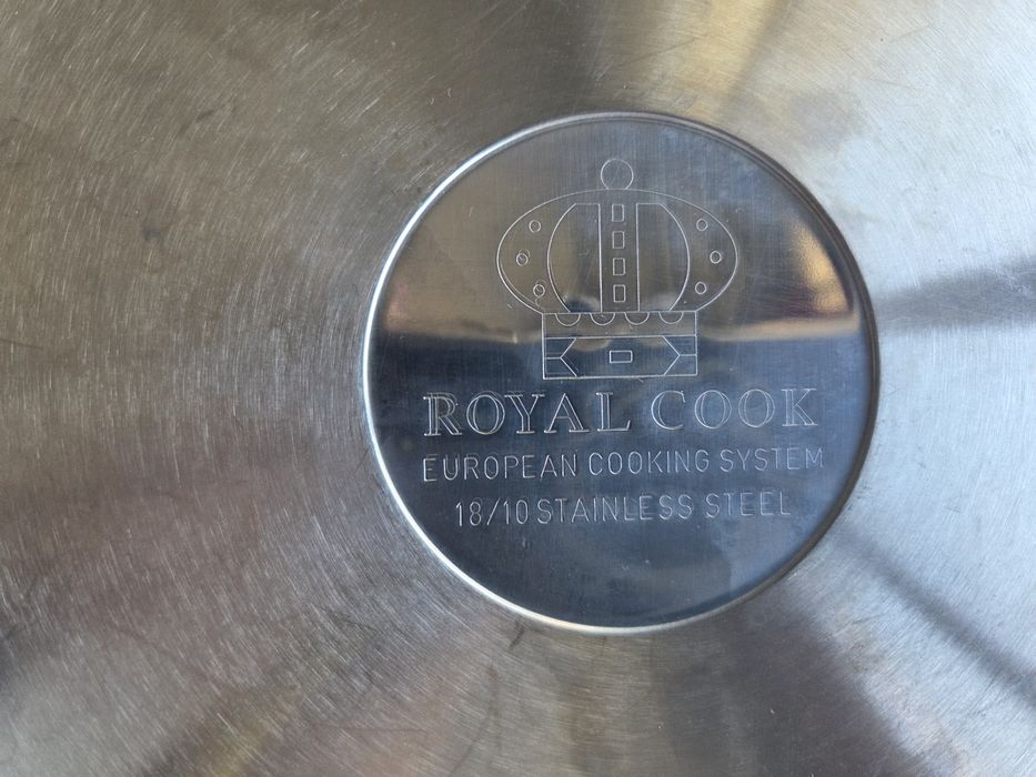 Trem de cozinha Royal Cook aço inoxidável