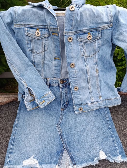 Джинсовий костюм Zara для дівчинки