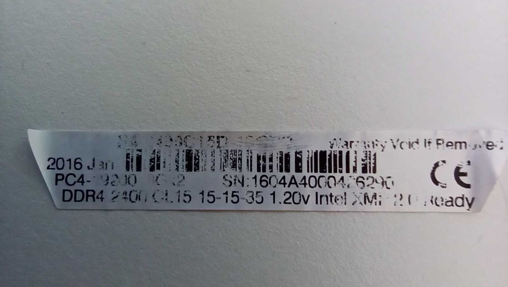 Memorias DDR4 16 GB64553066927875121