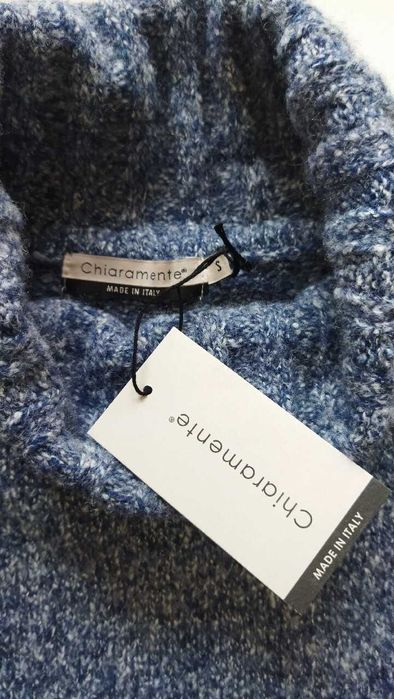 CHIARAMENTE wełniana kamizelka z golfem golf