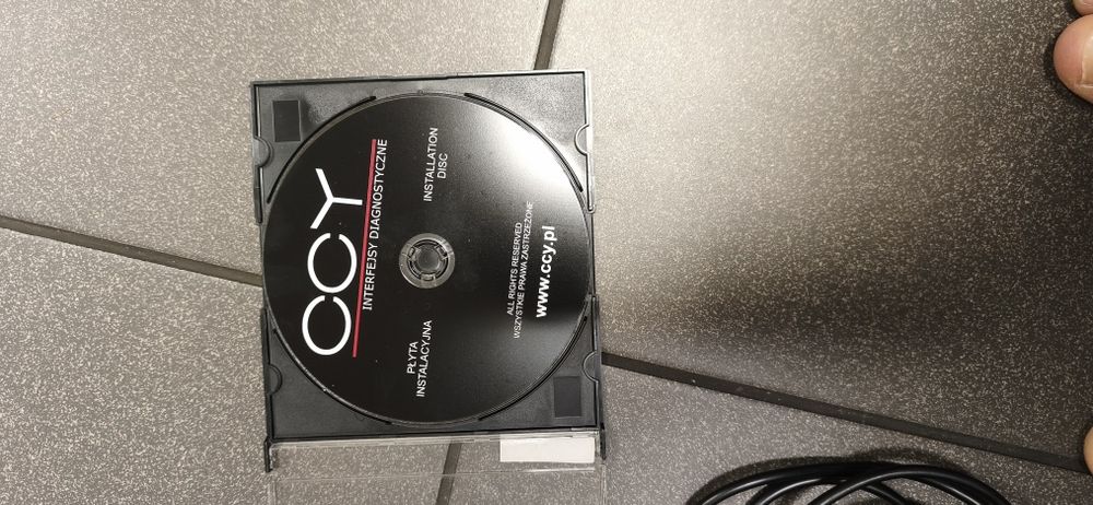 Interfejs diagnostyczny BMW 2KL USB CCY + płyta CD