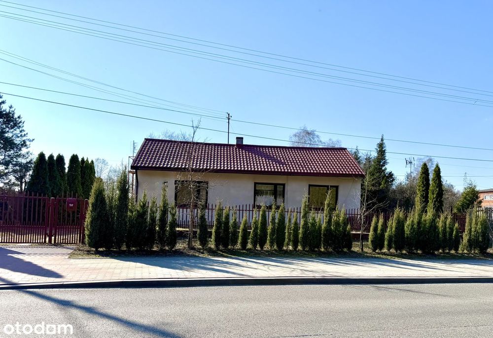 Przytulny dom parterowy w otoczeniu natury – kilka minut od Bełchatowa