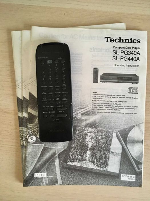 Technics SL-PG440A - leitor de CD