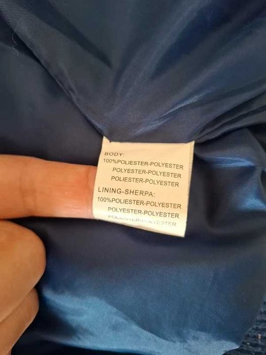 Colete infantil azul 7-8 anos