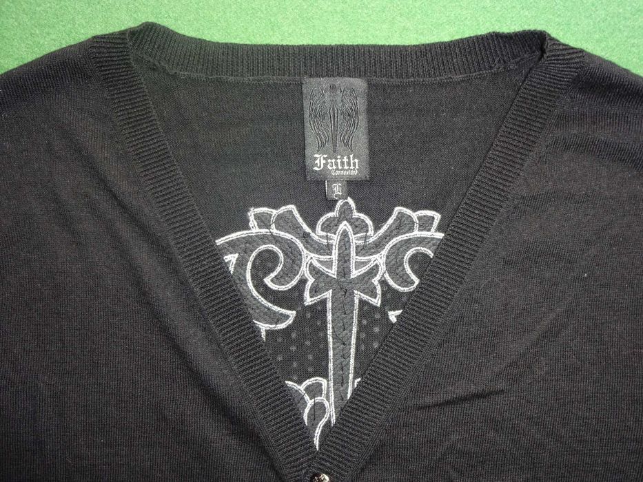 FAITH Connexion oryginalne LUX czarne bolerko ćwieki cyrkonie hafty S