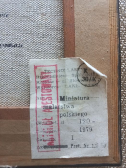 Wojciech Gerson Odpoczynek miniatury malarstwa polskiego