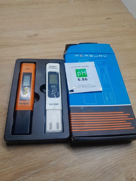 Miernik ph do akwarium measury plus zestaw mierników tds