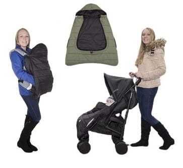 CuddleCo Śpiworek Na Nosidełko Okrycie na nóżki 2w1 Comfi-Cape