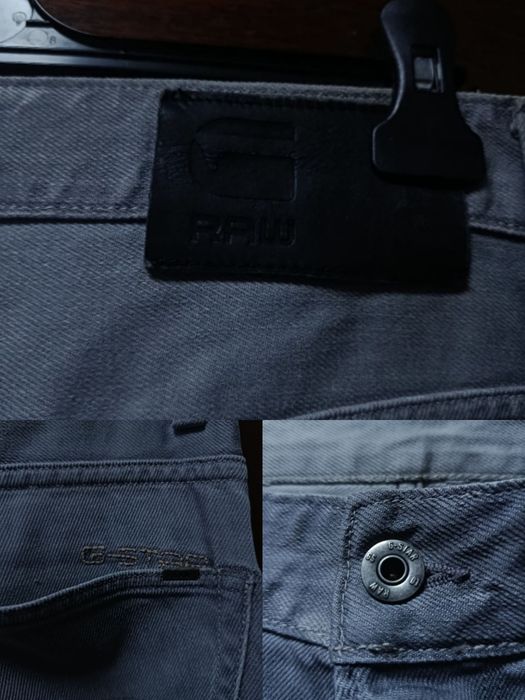 Джинси G-Star Raw 3301 Tapered W32 L32 сірі