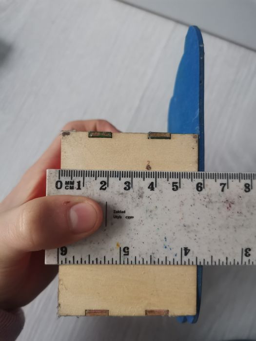 Hand Made Rękodzieło - Przybornik na biurko drewniany miś