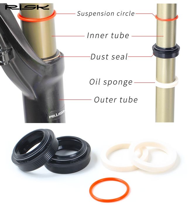 Ремкомплект для вилок 32, 34, 35, 36 мм Rock Shox, Fox, Sun