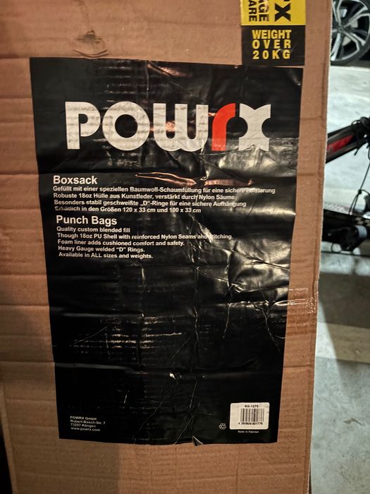 Worek bokserski profesionalny wieszany 120x30