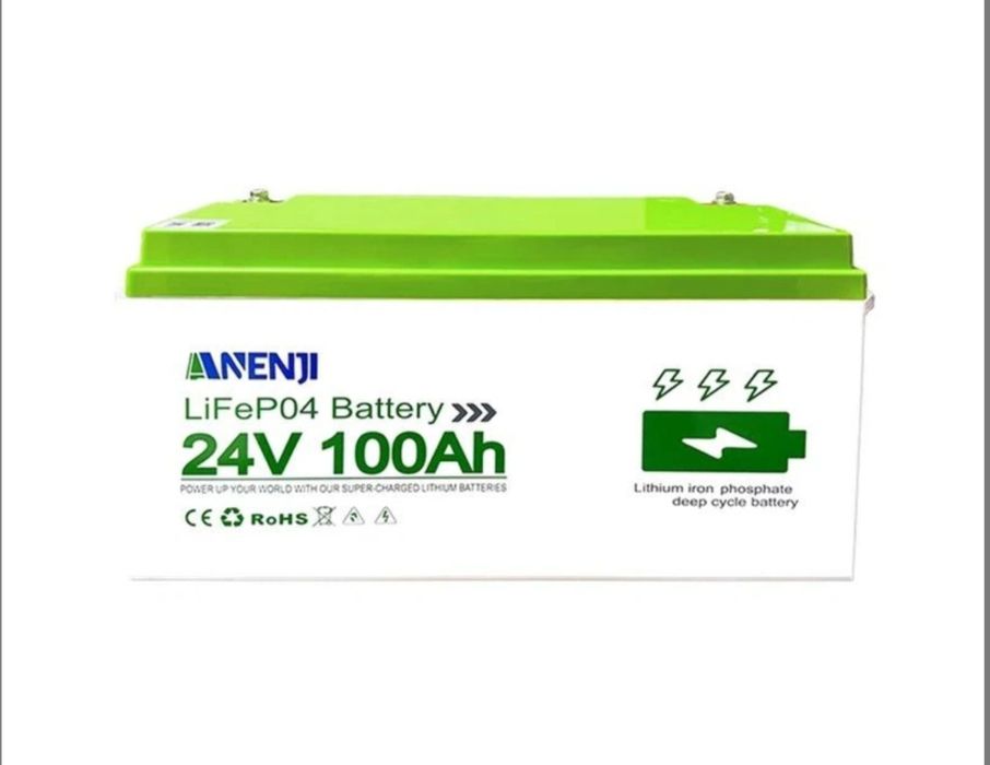 Anenji LifePEO4 Battery 24v 100 Ah з Bluetooth