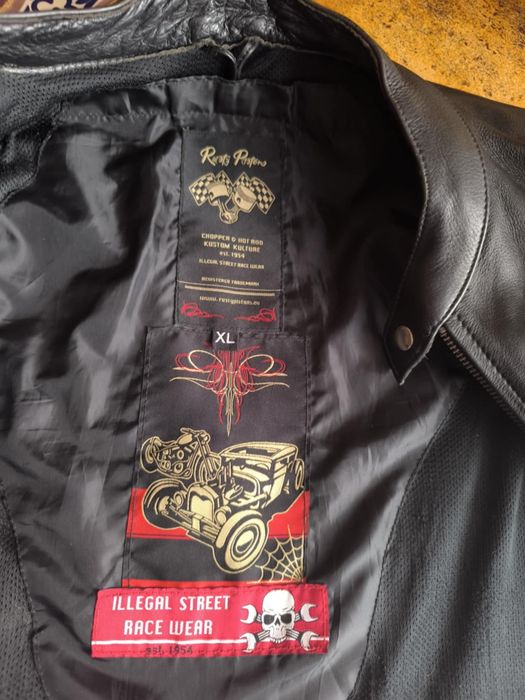 Kurtka skórzana męska M/L