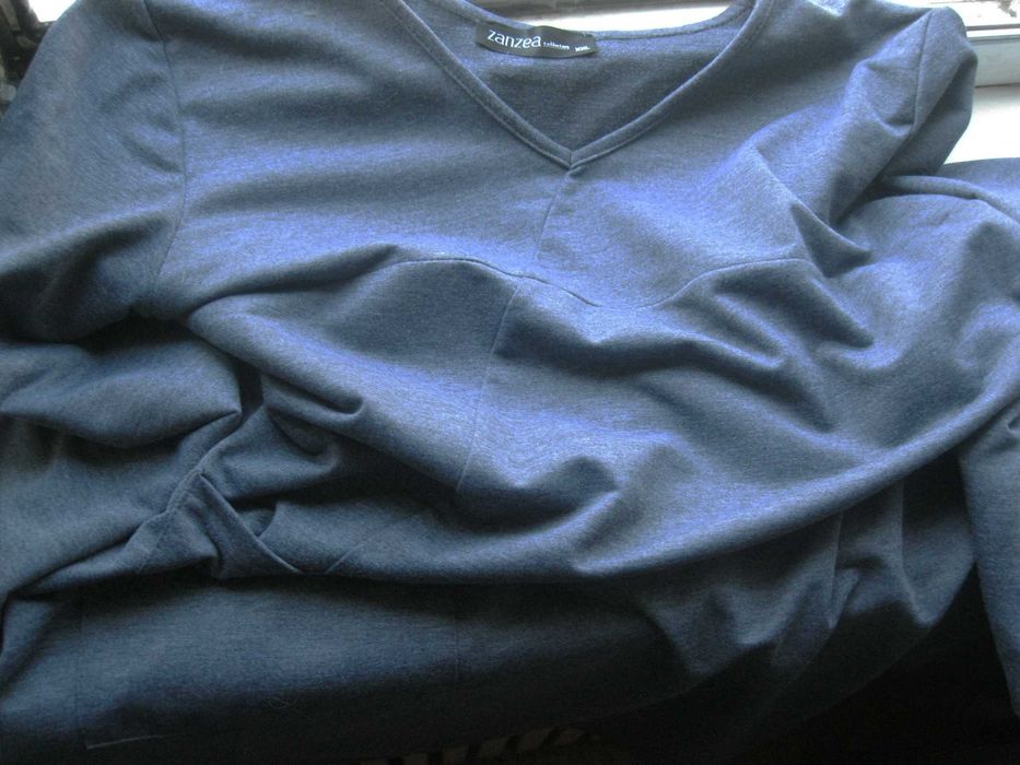 Платье  туника zanzea, трапеция , трикотажное размер 50-52 укр