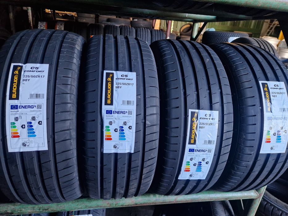 4x nowe opony letnie 225/50R17 Blacklion C5 Comfort XL, Najwyższa przyczepność, Najlepszy stosunek jakość/cena