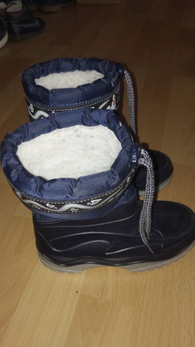 Buty kalosze-śniegowce chłopięce rozmiar 28-29
