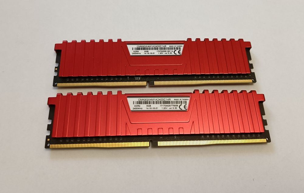 Corsair Vengeance LPX RED 2x8GB (16GB) DDR4 2400MHz CL14