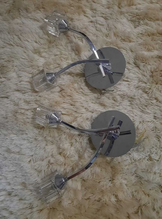 Conjunto de 5 candeeiros de teto e parede