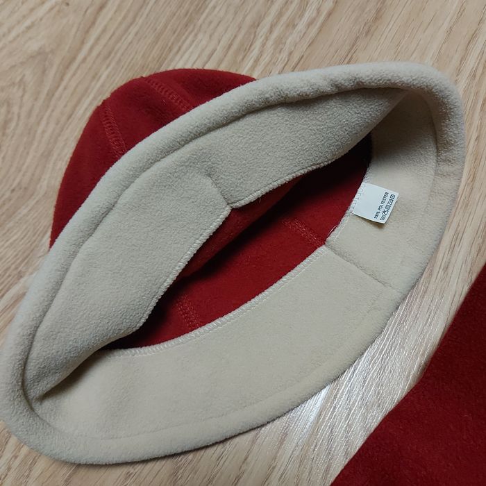 Komplet polarowy , kapelusz i  szalik, 7+