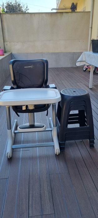 Espreguiçadeira + cadeira de alimentação ajustável altura