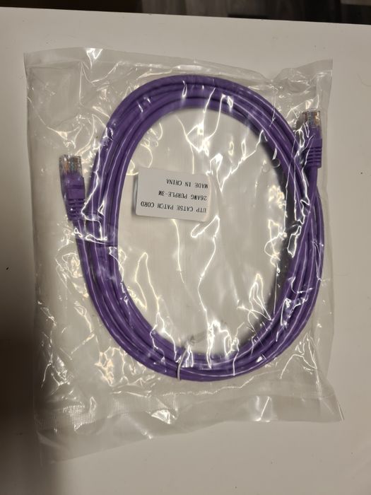 Kabel patchcord LAN rj45 1gb/s UTP 2m 3m do routera switch sieciowy