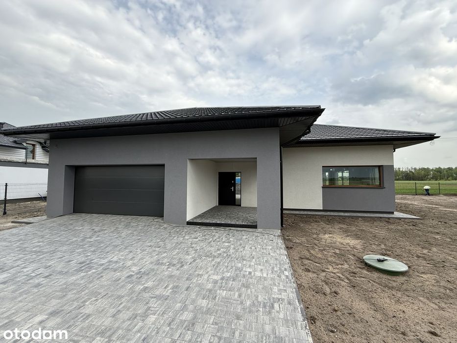 Nowy gotowy dom|stan dewelop.|171,29 m²|1000m²działki|garaż 2st.