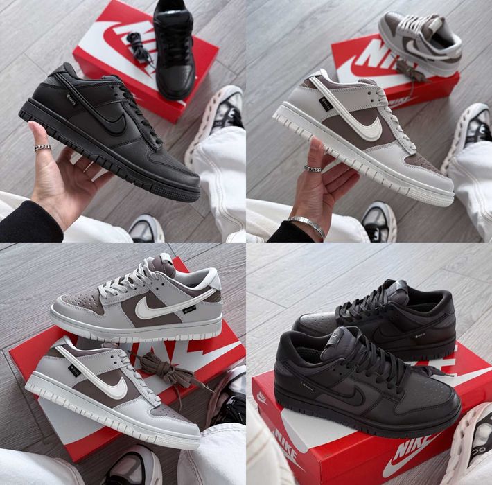 Чоловічі кросівки Nike Dunk Low Gore-Tex 41-45 Новинка Осені! Купити!