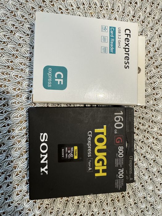Karta pamieci Sony CFexpress Type A 160 GB nowa + czytnik