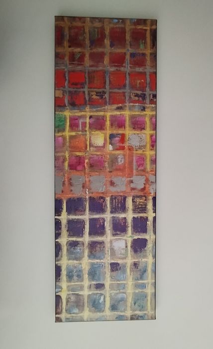 Quadro decorativo Gato preto (150cm x 50cm)