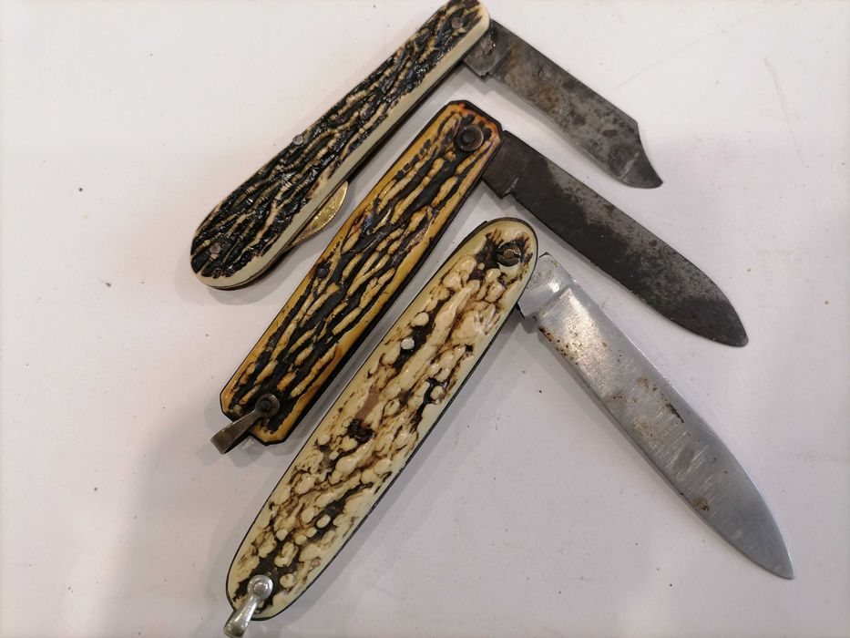 3 Canivetes de coleção 1 Pradel - Preço Conjunto