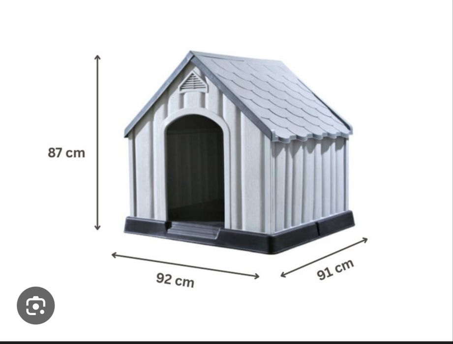 Casato de plastico para cao