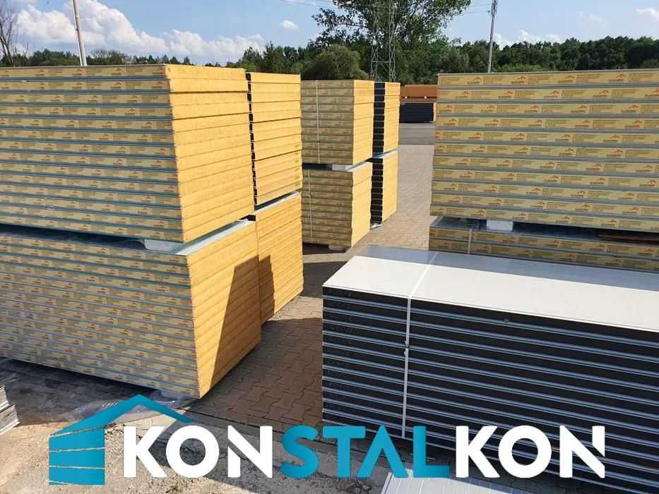 Płyta warstwowa Poliuretan Prekon warstwowe OBORNICKIE Drewnopodobne