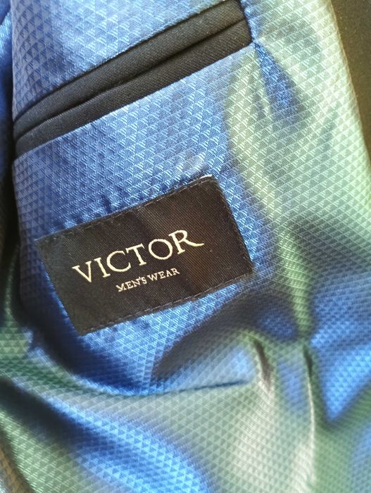 Garnitur komunijny, granatowy, rozmiar 134