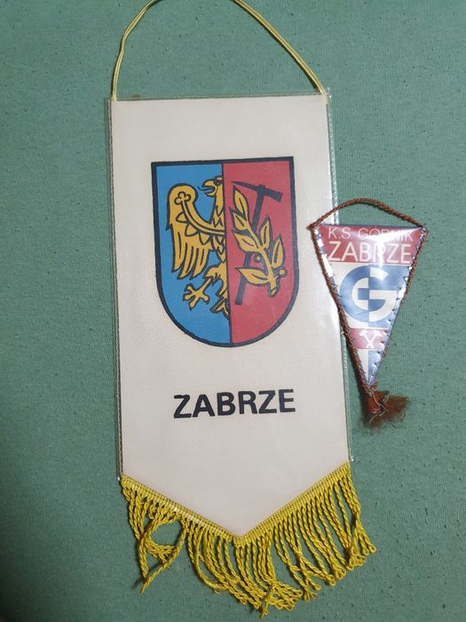 Proporczyki Górnika Zabrze i inne