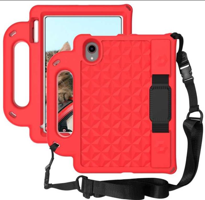 Etui na iPad mini 6  8,3cala - czerwony Case Obudowa