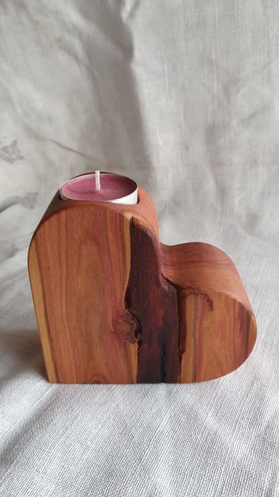 Serduszko, świecznik