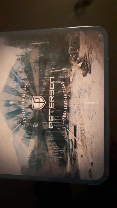 Peterson portfel skórzany męski cienki