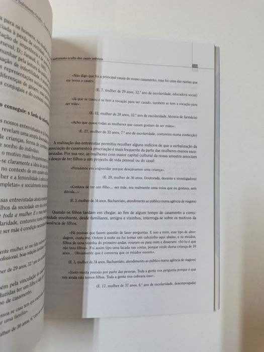 O sofrimento oculto: causas, cenários e vivências da infertilidade, de Paula Remoaldo e Helena Machado