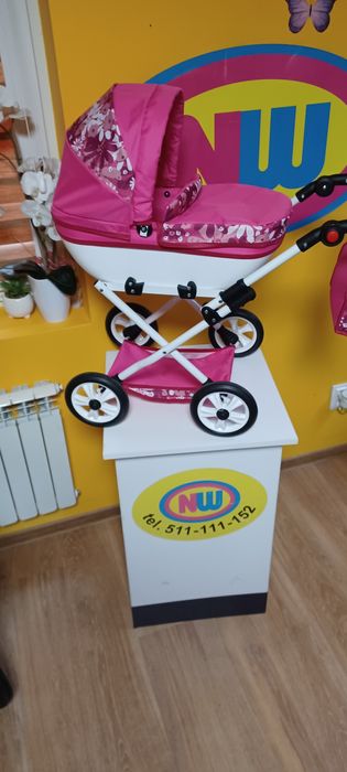 Nowy śliczny wózek dla lalki rączka regulowana SKLEP NW