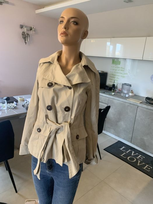 Plaszcz trencz zara s/m
