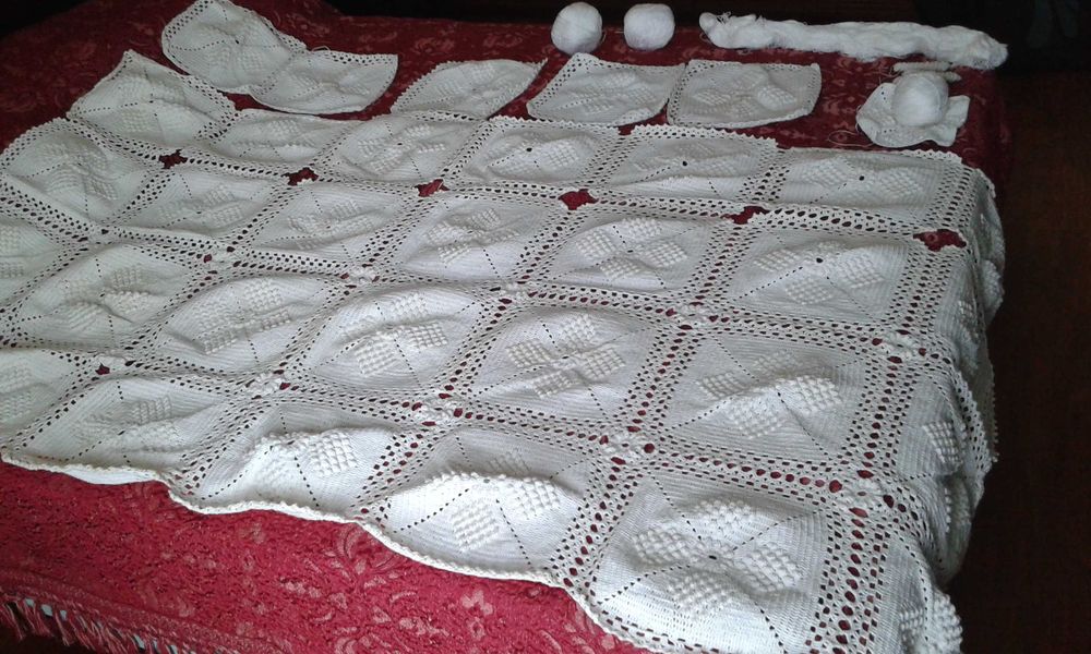 Colcha-Toalha de Renda